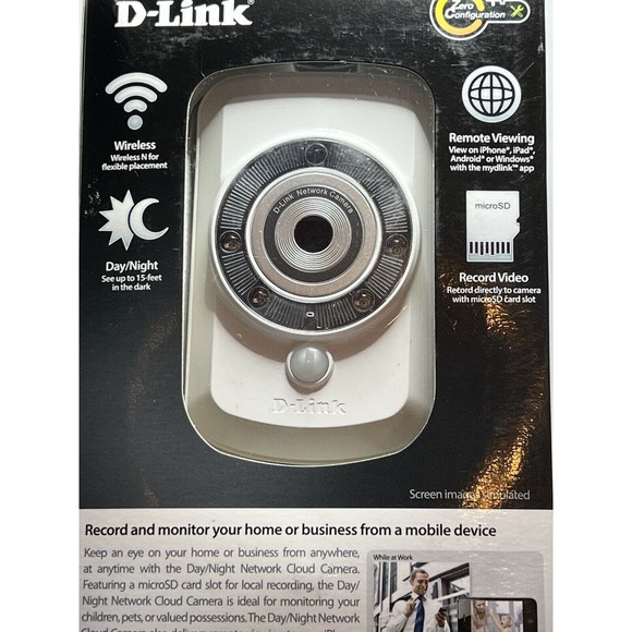 D-Link Record & Playback Wi-Fi Camera with Remote Viewing (DCS-942L) - Picture 3 of 12